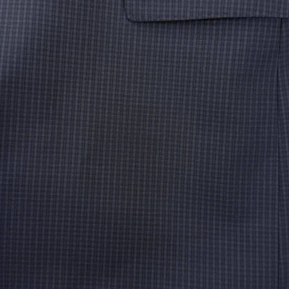 Boss Hugo Boss Men's Blue Plaid Wool Blazer Classic Workwear Jacket 42R Corpcore
